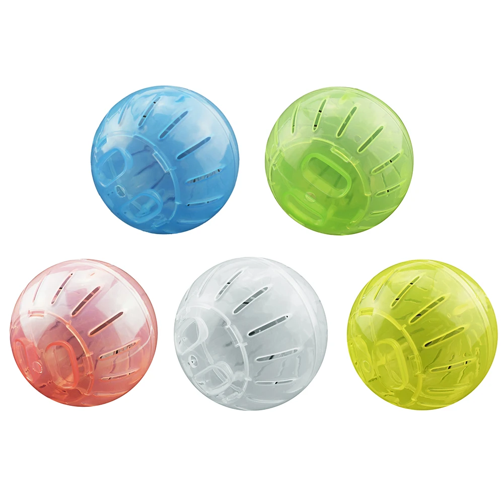 Clear Plastic Pet Rodent Mini Jogging Ball Hamster Exercise Running Ball Toys Small Animal Toy Play House Exercise Toy - Image 5