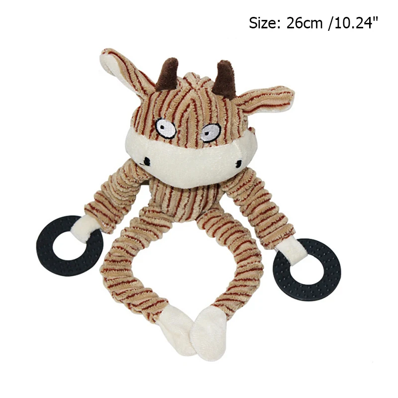 Dog Toys Stuffed Donkey Squeaking Pet Toy Cute Plush Puzzle Interactive Toy For Dog Cat Chew Squeaky Pet Molar Toy - Image 10