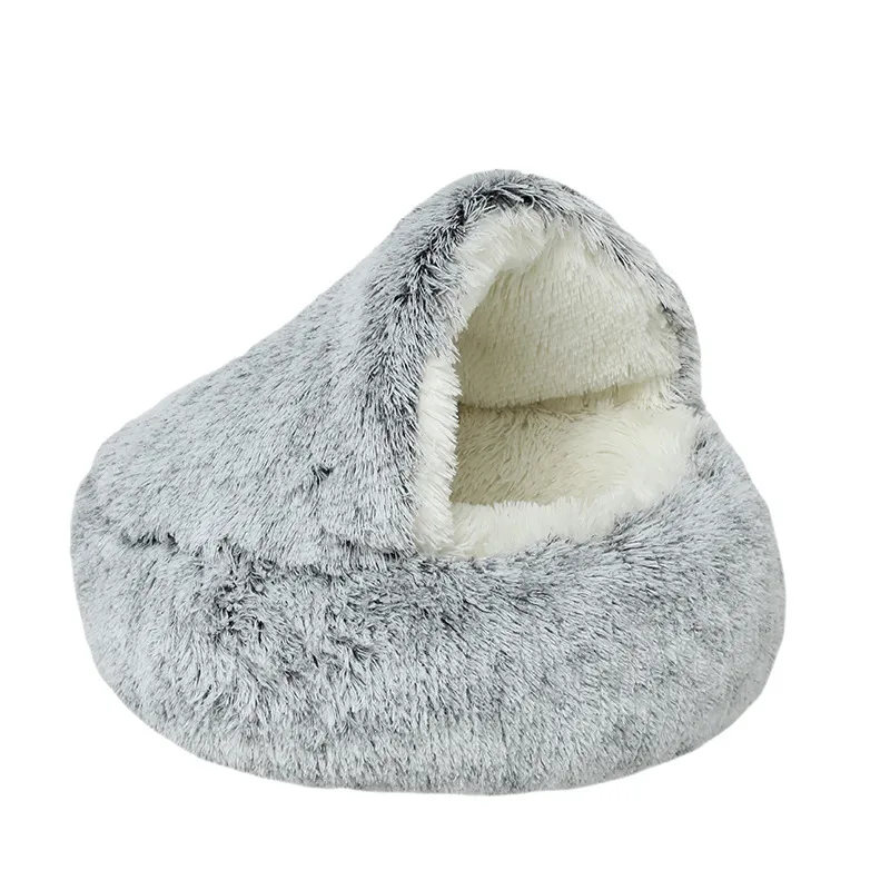 Round Plush Pet Bed - Image 8