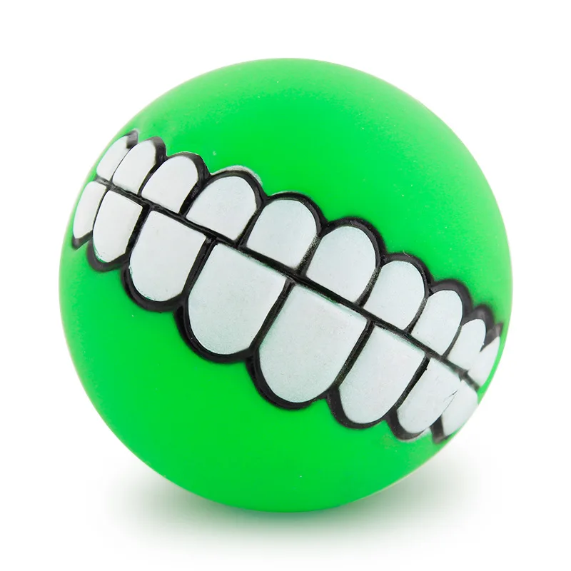 Pet Dog Ball Teeth Funny Trick Toy Silicone Toy for dogs Chew Squeaker Squeaky Dog Sound toys Pet puppy Toys interactive cat toy - Image 10