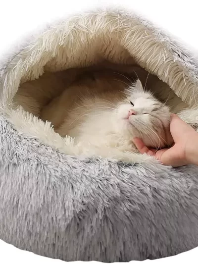 Round Plush Pet Bed