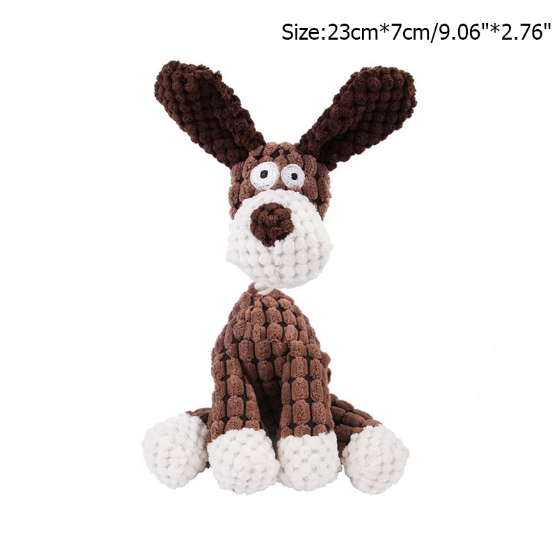 Dog Toys Stuffed Donkey Squeaking Pet Toy Cute Plush Puzzle Interactive Toy For Dog Cat Chew Squeaky Pet Molar Toy - Image 12