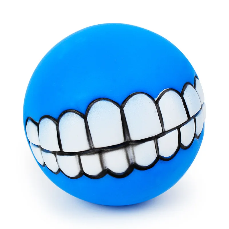 Pet Dog Ball Teeth Funny Trick Toy Silicone Toy for dogs Chew Squeaker Squeaky Dog Sound toys Pet puppy Toys interactive cat toy - Image 12