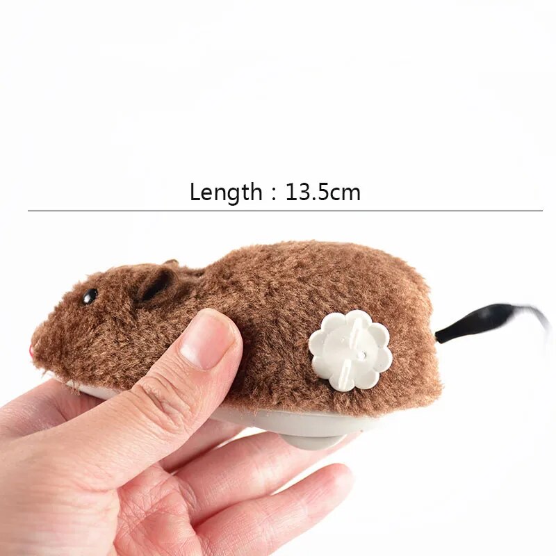 Creative Cat Toy Clockwork Spring Power Plush Mouse Toy - Image 14
