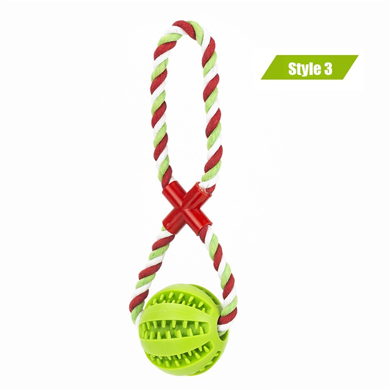 Dog Toys Treat Balls Chewing Bite Resistant Toys Pet Tooth Cleaning - Image 16