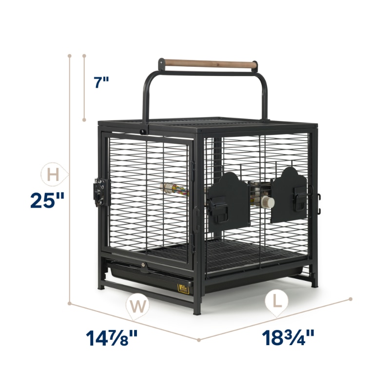 Portable Metal Bird Cage - Image 2