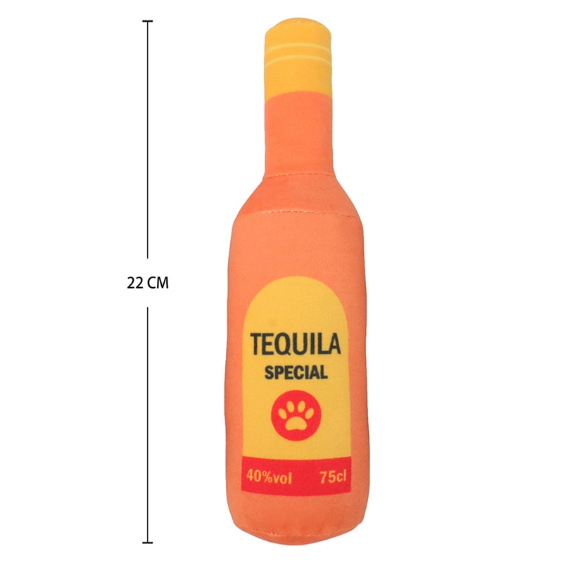 Squeaky Champagne Tequila Bottle Shape Toy - Image 10