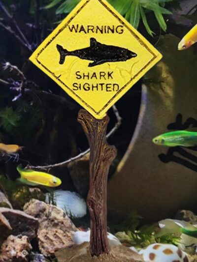 Shark Warning Signs Decoration