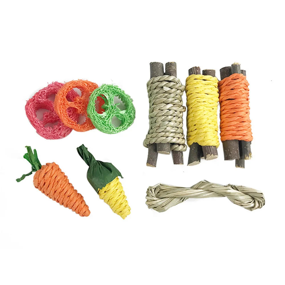 9Pcs Pet Rabbit Chew Toy Sets - Image 7