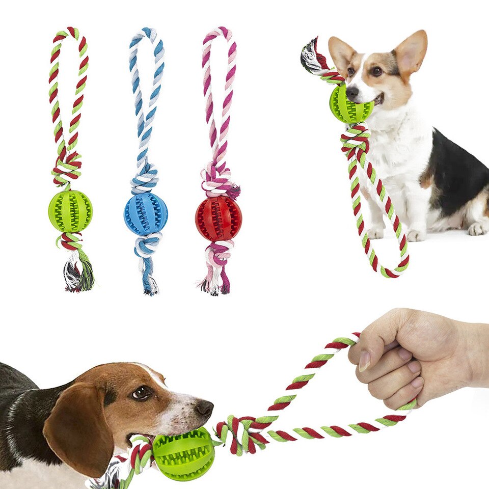 Dog Toys Treat Balls Chewing Bite Resistant Toys Pet Tooth Cleaning - Image 8