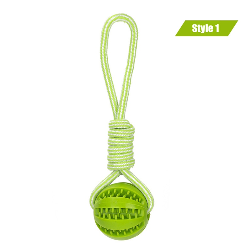 Dog Toys Treat Balls Chewing Bite Resistant Toys Pet Tooth Cleaning - Image 11