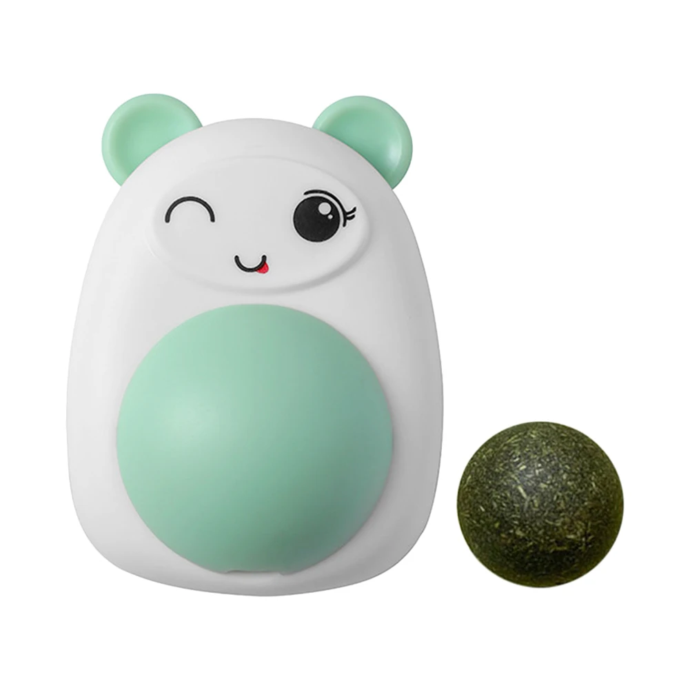 Plastic Catnip Ball Natural Safe Cats Catnip Balls Toy with Transparent Cover Cats Teeth Cleaning Catnip for Pet Treats Supplies - Image 8