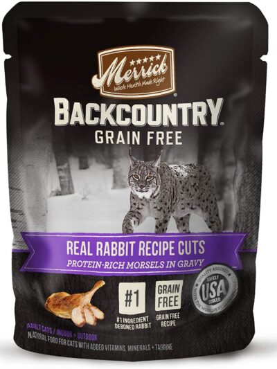 Merrick Cat Backcountry Real Rabbit 3oz. (Case of 24)