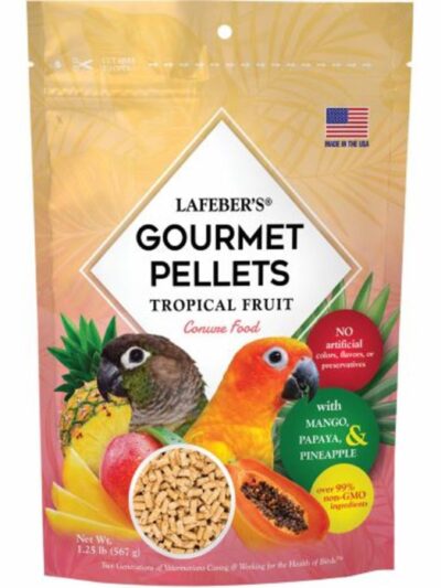 Lafeber Company Tropical Fruit Gourmet Pellets Conure Bird Food 1ea/1.25 lb