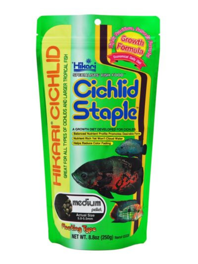 Hikari USA Cichlid Staple Pellets Fish Food 1ea/8.8 oz, MD