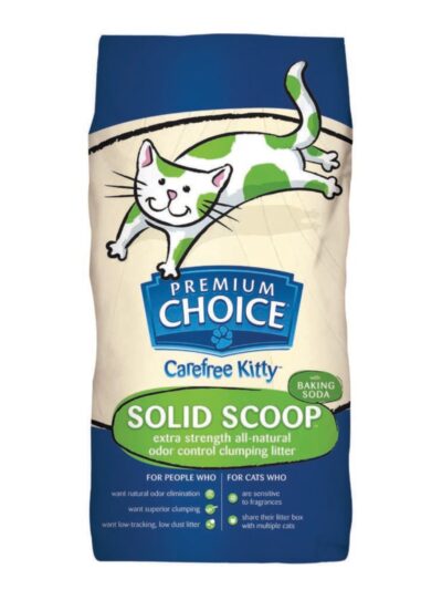 Premium Choice Litter Carefree Kitty Unscented with Baking Soda Scoop Cat Litter 1ea/25 lb