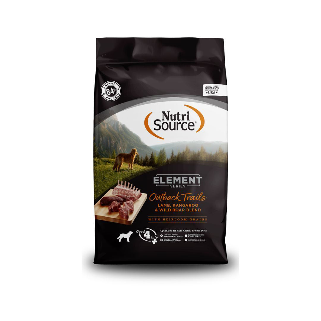 NutriSource Element Series Dry Dog Food Outback Trails 24lb