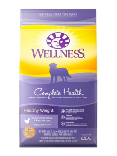 Wellness Dog Healthy Weight 5Lb Chicken Peas Complete Health
