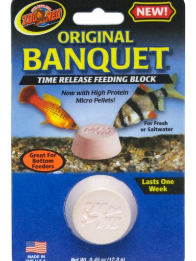 Zoo Med Original Banquet Fish Feeding Block 1ea/0.45 oz, Regular
