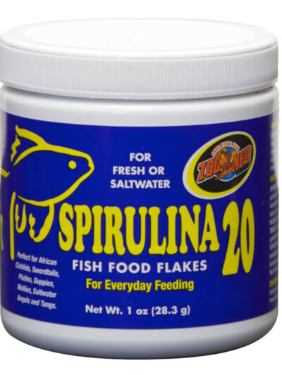 Zoo Med Spirulina 20 Flakes Fish Food 1ea/1 oz
