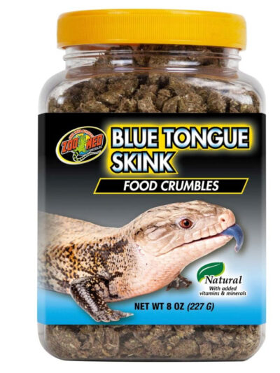 Zoo Med Blue Tongue Skink Food Crumbles Dry Food 1ea/8 oz