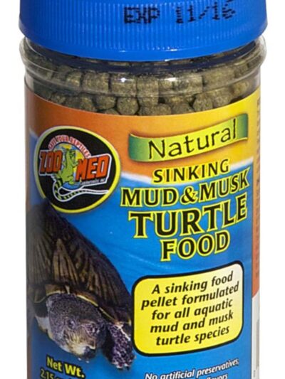 Zoo Med Natural Sinking Mud & Musk Turtle Dry Food 1ea/2.15 oz