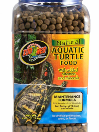 Zoo Med Aquatic Turtle Food Maintenance Formula Dry Food 1ea/45 oz