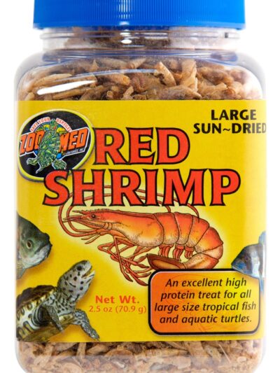 Zoo Med Sun-Dried Large Red Shrimp Reptile Food 1ea/2.5 oz