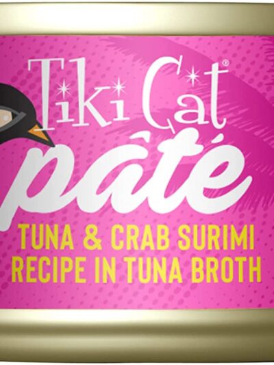 Tiki Pets Cat Grill Tuna and Crab Surimi Pate 2.8oz. (Case of 12)