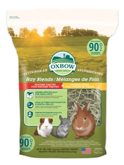 Oxbow Animal Health Hay Blends Western Timothy & Orchard Grass Hay Blends 1ea/90 oz