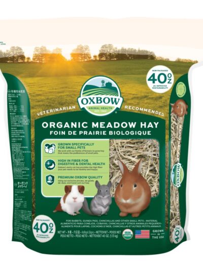 Oxbow Animal Health Organic Meadow Hay Small Animal Treat 1ea/40 oz