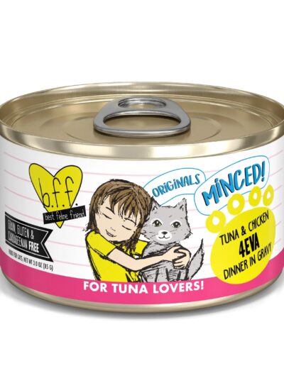 BFF Cat Tuna and Chicken 4Eva Dinner in Gravy 3oz. (Case of 24)