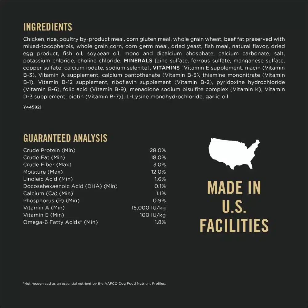 Purina Pro Plan Puppy Dry Dog Food High Protein, Real Chicken & Rice, 34 lb Bag - Image 3